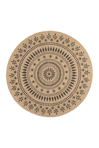 Tapis Nature - Beige et noir