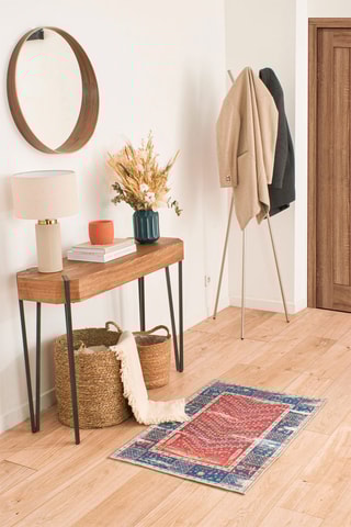 Tapis Radom - Rouge et bleu marine