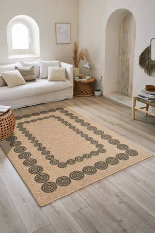 Tapis Nature - Beige et noir