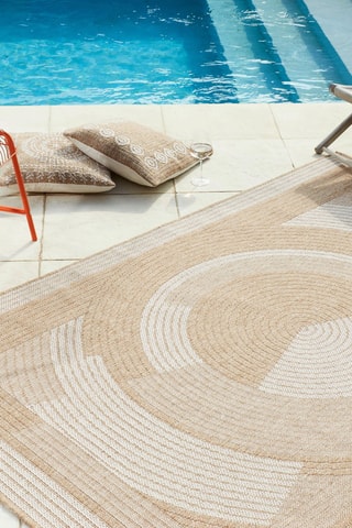 Tapis Nature - Beige et blanc