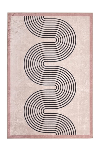 Tapis Grege - Beige et bleu