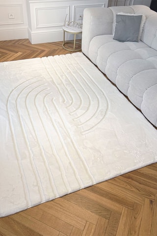 Tapis Alaska - Blanc