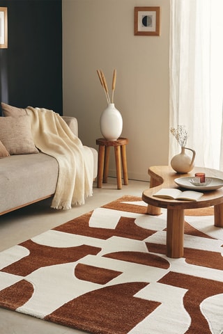 Tapis Memphis - Marron