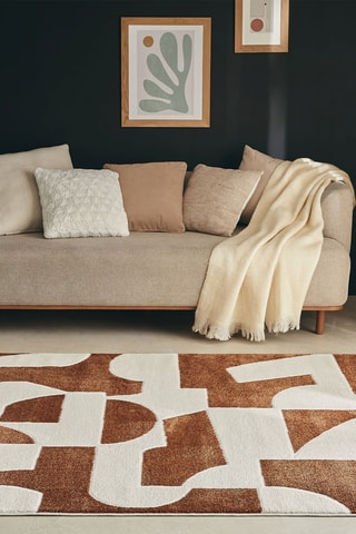 Tapis Memphis - Marron