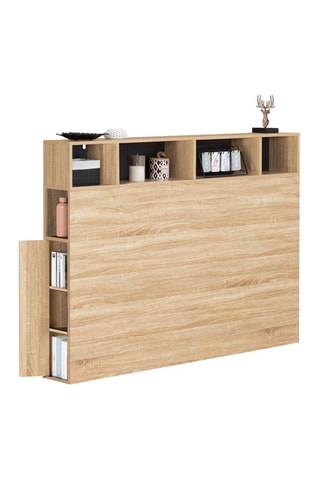 Cabeceira da cama com espaço de arrumação - 145 x 120 x 20 cm