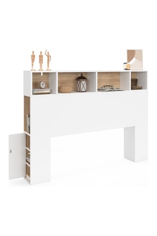 Cabeceira de cama com arrumações Léo - 145 x 105 x 20 cm