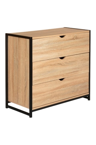 Cómoda 3 gavetas Manufacture - 82 x 40 x 75 cm