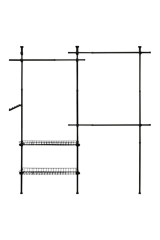 Roupeiro telescópico - 177 x 35 x 278 cm