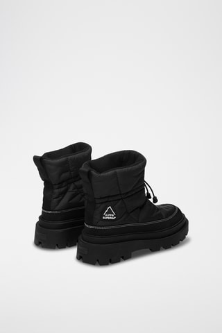 Bottines fourrées en cuir 3053 ALPINA APEX PADDED - Noir