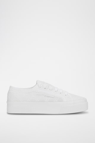 Baskets plateformes 2740 FLOWER SANGALLO - Blanc