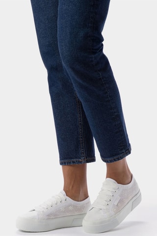 Baskets plateformes 2740 FLOWER SANGALLO - Blanc