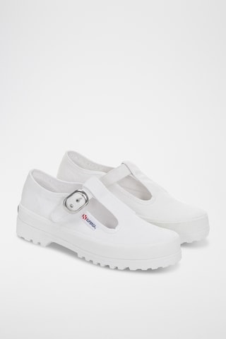 Salomés plateformes en cuir 2541 ALPINA MARY JANE - Blanc