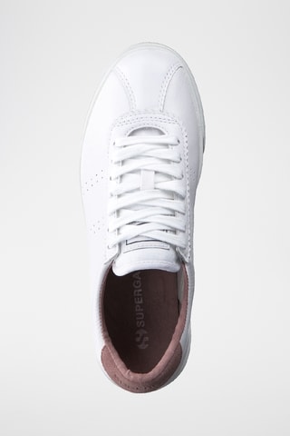 Baskets plateformes en cuir 2854-CLUB 3 LEASUEW - Blanc