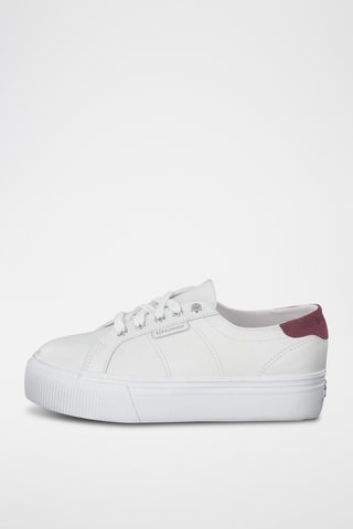 Baskets plateformes en cuir 2790-NAPPASUEW - Blanc