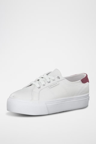 Baskets plateformes en cuir 2790-NAPPASUEW - Blanc