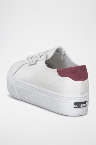 Baskets plateformes en cuir 2790-NAPPASUEW - Blanc