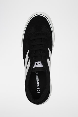 Baskets plateformes en cuir - Noir