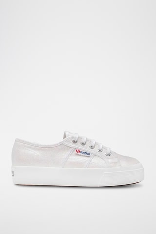 Baskets plateformes 2730-LAME - Blanc