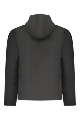 Veste à capuche Softshell- Noir et blanc