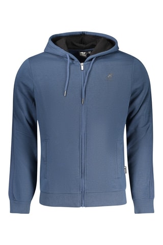 Sweat à capuche - Bleu marine et gris clair