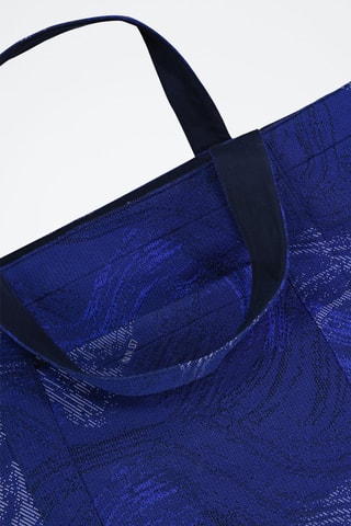 Shopping bag in cotone bio Wiley - Blu elettrico
