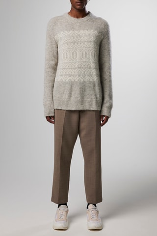 Maglia in alpaca Jason - Antracite melange