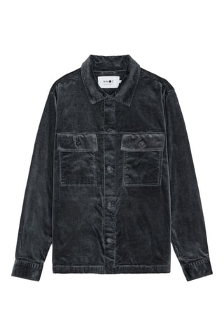 Giacca in velluto e in cotone bio Wilas - Blu notte