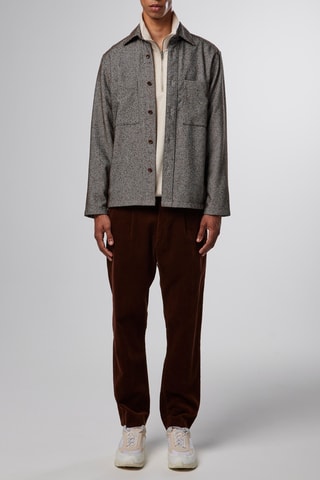 Sovracamicia Frode - Marrone scuro melange