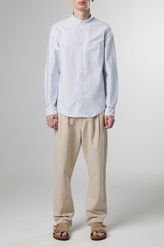 Camicia slim Eddie - Celeste