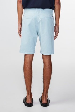 Shorts slim in cotone bio Crown - Bianco
