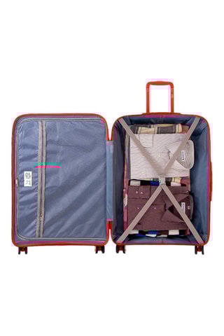 Valise grand volume (L) CH3 - Rouge - 76 cm - Cadenas TSA