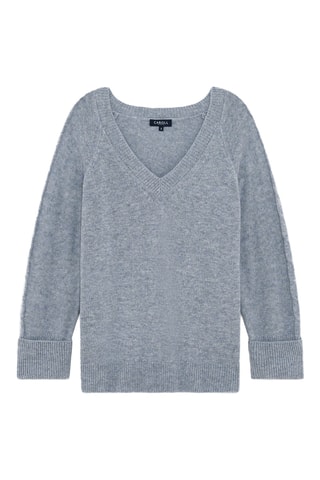 Pull en laine et cachemire Jade - Gris foncé chiné