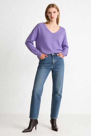 Pull en cachemire Thelmina - Mauve