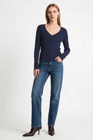 Gilet en laine Whitney - Bleu marine