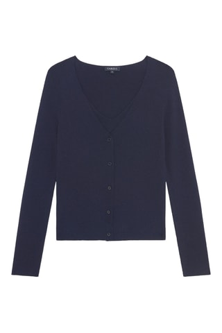 Gilet en laine Whitney - Bleu marine