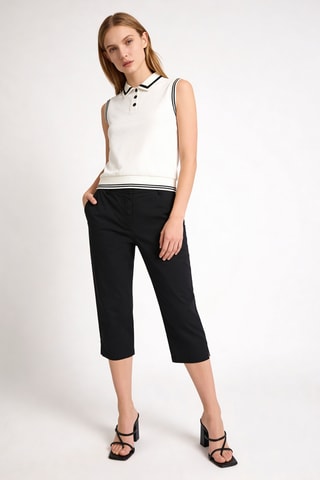 Pantalon Corsaire - Noir