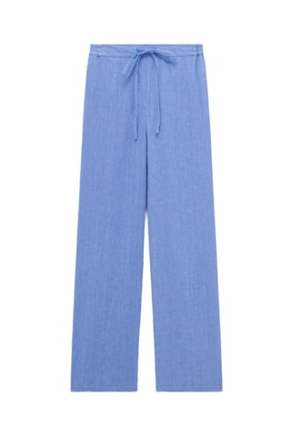 Pantalon en lin Pigment - Bleu clair