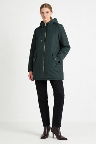 Parka à capuche Grenouille - Vert foncé
