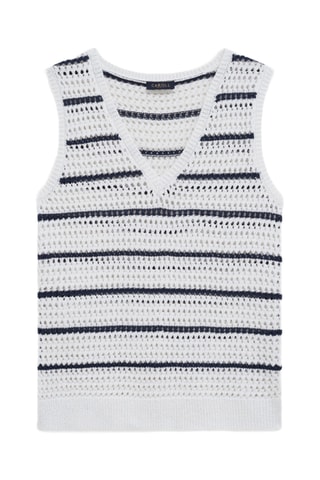 Top Karen - Blanc et noir