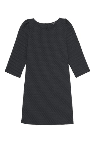 Robe droite Dalila - Noir et gris
