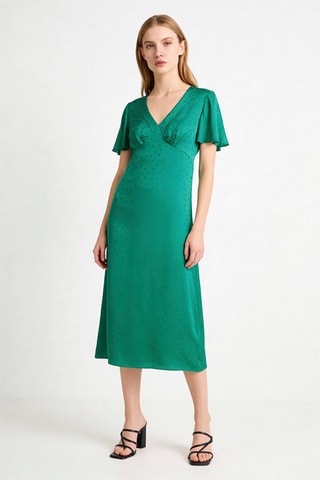 Robe patineuse Rosely - Vert foncé