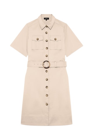 Robe chemise Sonia - Taupe