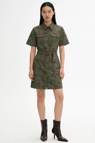 Robe chemise Sonia - Kaki