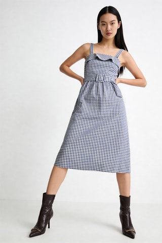 Robe droite Lydia - Bleu marine