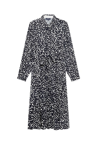 Robe chemise Rilesta - Noir et blanc