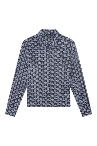 Chemisier droit Justine - Bleu