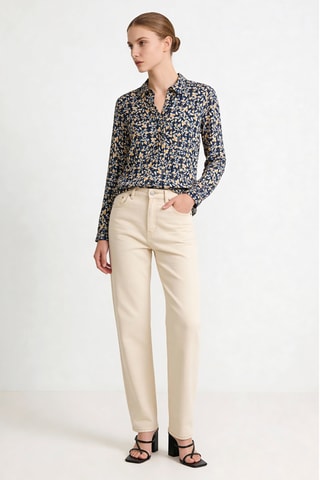 Chemisier droit Lovely - Bleu marine