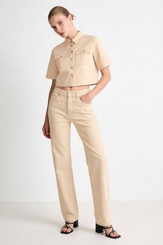 Chemisier Léo - Taupe