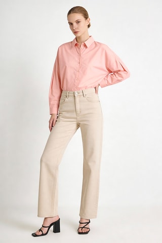 Chemisier oversize - Rose