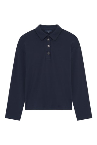 Polo droit Derricka - Bleu marine